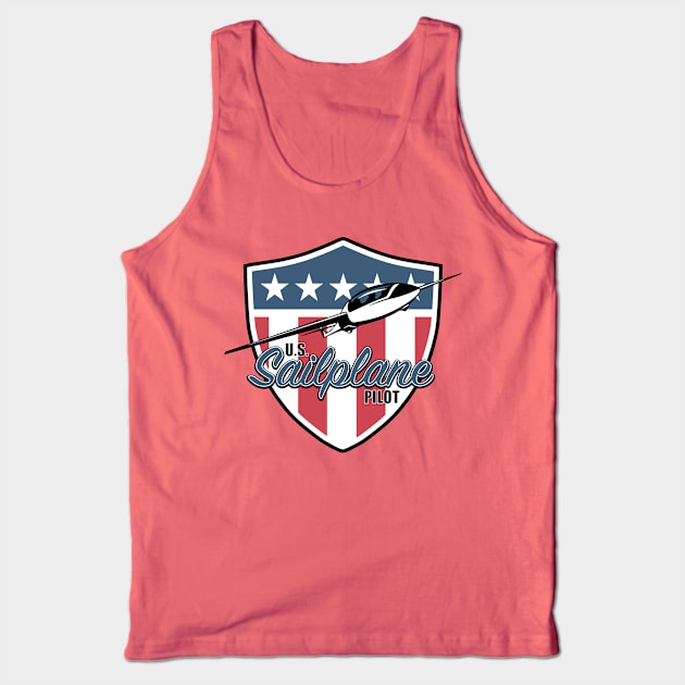 US Sailplane Pilot Patch Tank Top by TCP